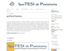 Tablet Screenshot of ipotesidipreistoria.unibo.it