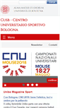 Mobile Screenshot of cusb.unibo.it