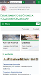Mobile Screenshot of chimica.unibo.it