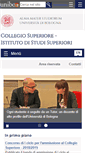 Mobile Screenshot of collegio.unibo.it