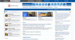 Desktop Screenshot of lingue.unibo.it