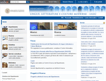 Tablet Screenshot of lingue.unibo.it