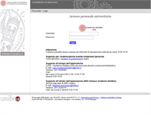 Tablet Screenshot of cas.unibo.it