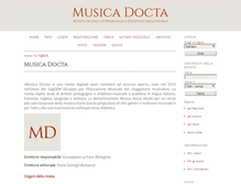 Tablet Screenshot of musicadocta.unibo.it