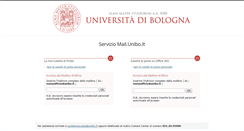 Desktop Screenshot of mail.unibo.it