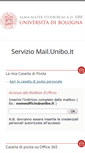 Mobile Screenshot of mail.unibo.it