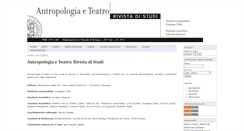 Desktop Screenshot of antropologiaeteatro.unibo.it