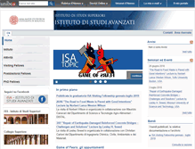 Tablet Screenshot of isa.unibo.it