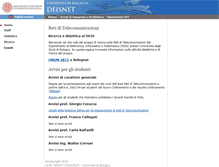 Tablet Screenshot of deisnet.deis.unibo.it