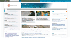 Desktop Screenshot of cirsfid.unibo.it