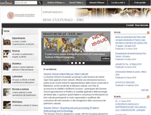 Tablet Screenshot of beniculturali.unibo.it