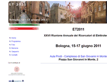 Tablet Screenshot of et2011.ing.unibo.it