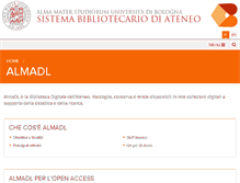Tablet Screenshot of almadl.unibo.it