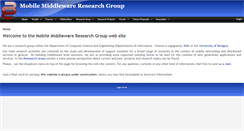 Desktop Screenshot of middleware.unibo.it