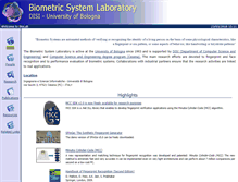 Tablet Screenshot of biolab.csr.unibo.it