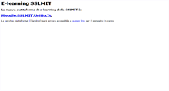 Desktop Screenshot of e-learning-old.sslmit.unibo.it