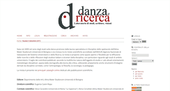 Desktop Screenshot of danzaericerca.unibo.it