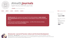Desktop Screenshot of journals.unibo.it