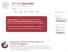 Tablet Screenshot of journals.unibo.it