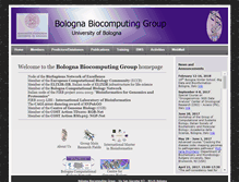 Tablet Screenshot of biocomp.unibo.it
